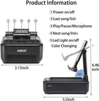 Gifts for Men Him, Cell Phone Stand with Bluetooth Speaker&Led Color Changing Light, Unique Gifts for Women Dad Her Husband, Cool Tech Gadget Wireless Speaker, Birthday Gifts for Men, Ideal Gifts