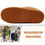 Fuzzy Memory Foam Slippers for Women Comfortable Warm House Shoes