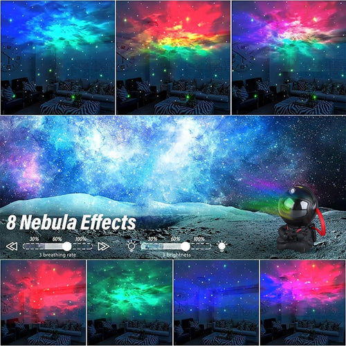 Astronaut Galaxy Star Projector for Kids, Black Guitar