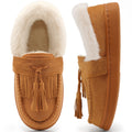 Fuzzy Memory Foam Slippers for Women Comfortable Warm House Shoes