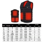 Men Motorcycle Rider Heated Vest Autumn Winter Smart Heating Cotton Vest Heated V Neck Vest Women Outdoor Vest Winter Warm Vest