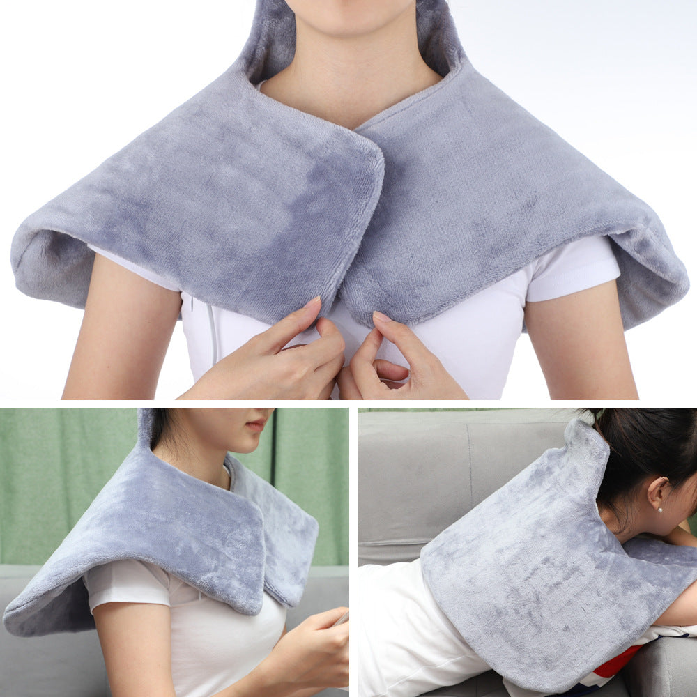 Removable and Washable Shoulder and Neck with Heated Shawl Blanket