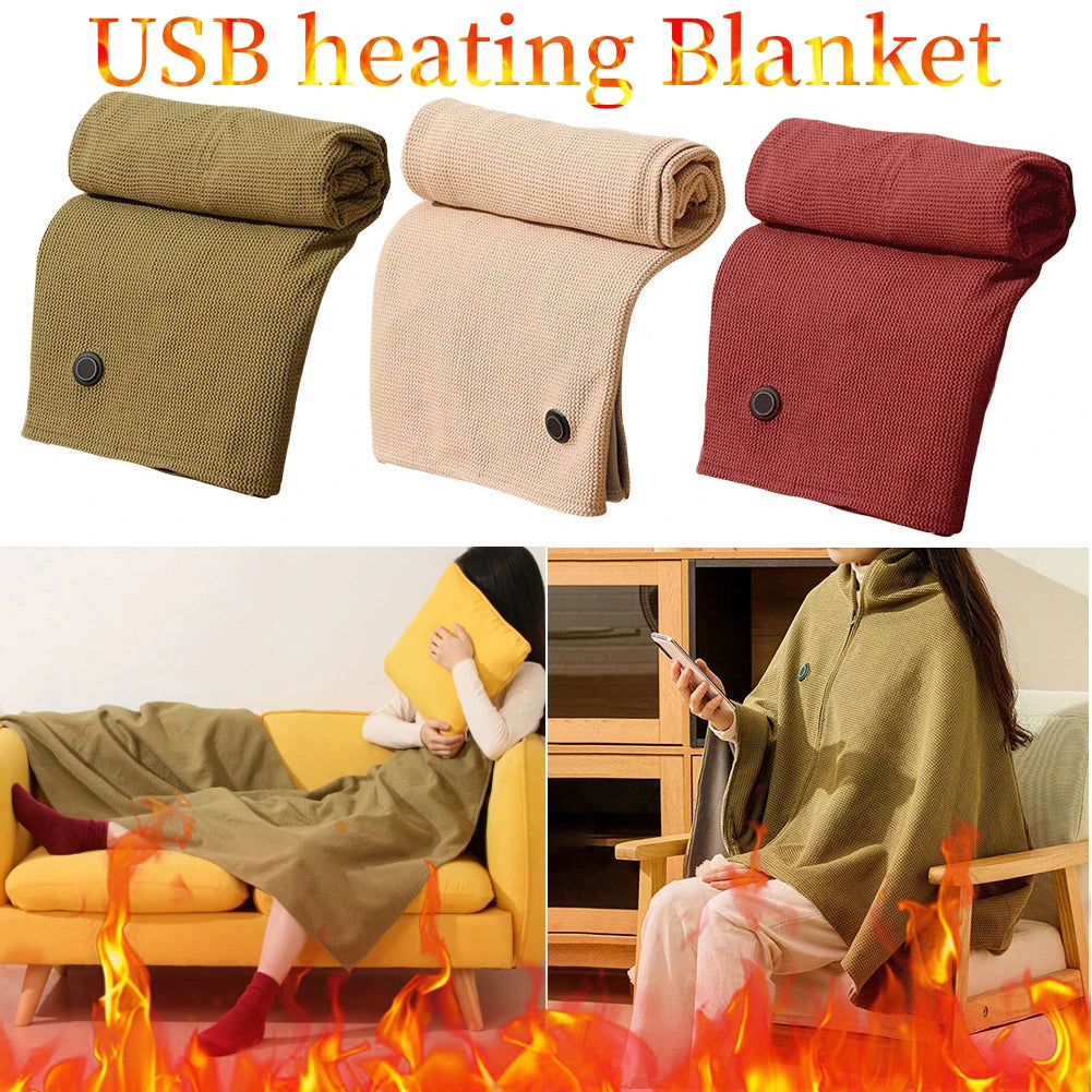 Wearable USB heated blanket colors