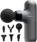 Mini Massage Gun, Percussion Muscle Massager with 6 Heads & 4 Speeds, Compact Portable Massage Gun for Home, Sports & Travel