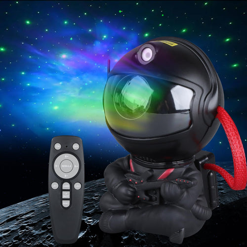 Astronaut Galaxy Star Projector for Kids, Black Guitar